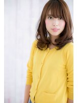 ミック ヘアアンドメイク アップ 駒込店(miq Hair&Make up) シースルーバングの重軽ふわミディ