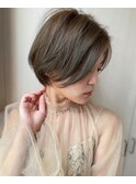 aRietta銀座2＊30代40代OLに人気◆丸みショート/センターパート