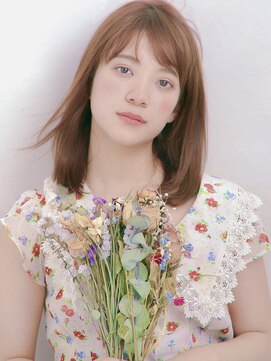 ウィット(wit) ヘルシー前髪ミディ×ラベンダーカラー【wit 武蔵小杉】