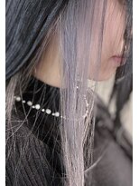 クレドガーデン 西新井店(CRED GARDEN)&nbsp;インナーカラー/艶髪ロング/シルバー/ダークグレージュ/西新井