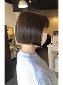 切りっぱなしボブ