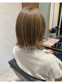切りっぱなしボブ