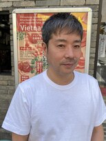 日本橋40代50代男性髪型　ビジネスラフナチュラルショート
