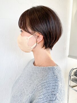 アイティーバイアルバム 下北沢店(IT by ALBUM) くびれショート_アースカラーくびれヘアツートンカラー_ba362871