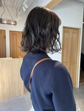 ニア 清澄白河(nir) 〈清澄白河 半個室〉切りっぱなしボブ/アッシュベージュ