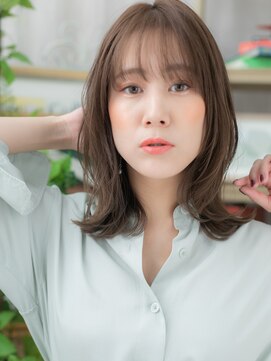 カバーヘアアンドスパ ブリス 浦和(COVER HAIR&SPA bliss) 小顔シースルーバングくせ毛風流れるレイヤーc5浦和20代30代40代