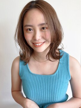 トップヘアー アヴェニュー 刈谷(TOPHAIR Avenue) 顔まわりがオシャレなニュアンスミディー/前髪パーマ