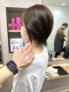 リベストバイジェービー 稲毛(li best. byjb) グレージュカラー/ボブウルフ/黒髪/ココアベージュ[稲毛/稲毛駅]