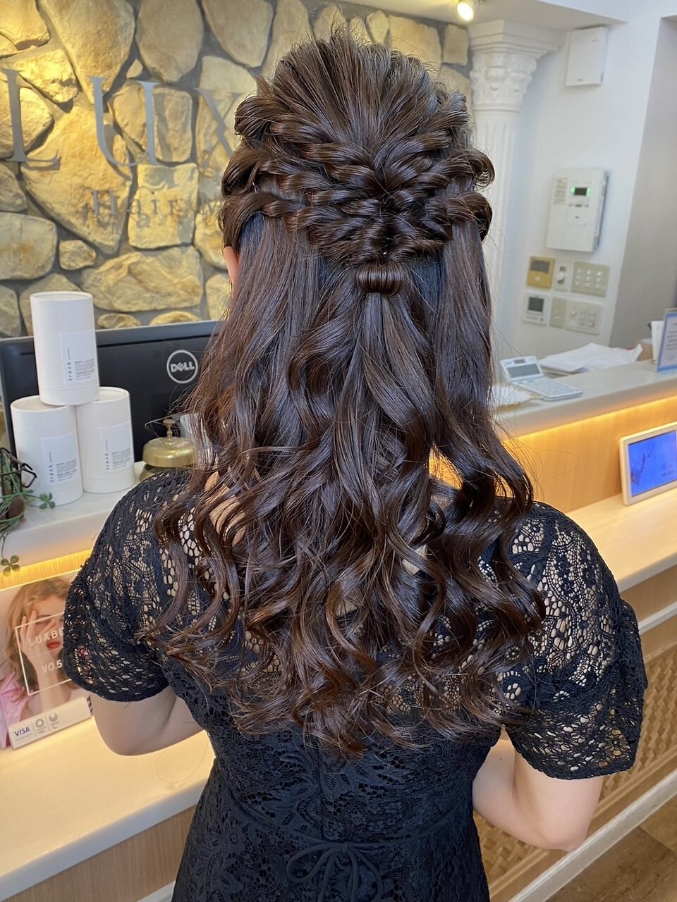 ハーフアップ/ヘアセット/結婚式/ヘアアレンジ/江坂：L181295094
