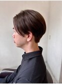 MEN'SHAIR束感ショートカルマパーマ波巻きマッシュパーマ