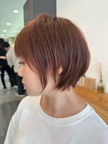 ビューエヒメ(VIEW EHIME)&nbsp;大人ラフウェーブ20代30代40代ボブブラウンスウィングショート