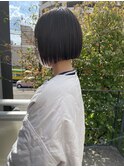 ぱつっとボブ