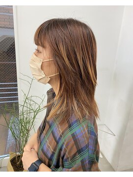 キー(kii) インナーカラー イヤリングカラー 20代 福岡 天神 薬院