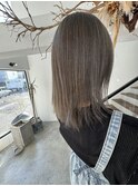 グレージュ×ブリーチ