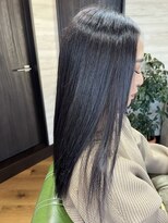 レック(REK) ストレート　パープルブラック