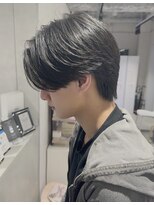 レーヴバイキートス(REVE by kiitos) 【REVE】ミニウルフセンターパート×毛流れニュアンスパーマ