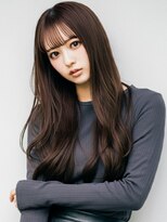 ファクトリーファイブ(Factory5)&nbsp;小顔レイヤーロングココア20代30代40代くびれミディ韓国ヘア