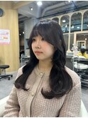 【小顔効果◎顔周りレイヤー】