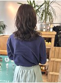 ロブヘア×パーマ！