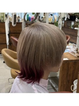 アース 長崎時津店(HAIR&MAKE EARTH) ブリーチオンカラー