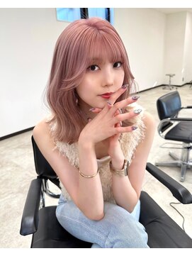 シェイト(ciate) 韓国ヘア ホワイトピンクカラー @mayu_kiku