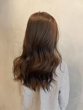 リアン(Lien) ブリーチなしダブルカラー/透明感/ミルクティーブラウン