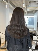 秋映え◎オリーブブラウン!美髪レイヤーベージュグレージュ艶感