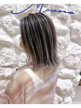 モアナ バイ ヘッドライト 宜野湾店(Moana by HEADLIGHT) Moana【宜野湾】#バレイヤージュ#ボブ#グレージュ#アッシュ