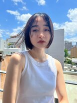 シーン(SCENE)&nbsp;[天神今泉/黒髪カタログ/クラゲヘアー/オリーブグレー]