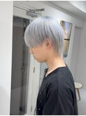MEN’S HAIR/ブルーブラック/フェザーパーマ/渋谷