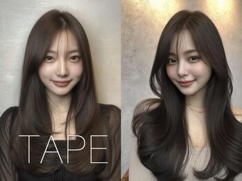 TAPE /韓国ヘア/レイヤーカット/髪質改善/ブリーチ