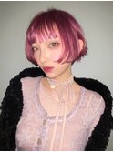 【Haco+】Wataro_全頭ブリーチ_ボブ
