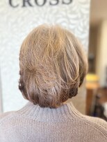 クロス(CROSS)&nbsp;ミセスパーマ/ふんわり根元立ち上げ/ひし形/60代70代80代