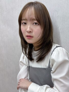 ガーデン 銀座(GARDEN) レイヤー レイヤーカット 顔周り シースルーバング 前髪