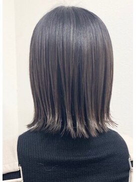 ランプ(Lamp) くびレイヤー グレーベージュ 白髪染め 白髪ぼかし 髪質改善