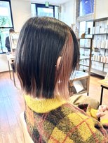 シュガー 盛岡(SUGAR) ピンクインナーカラー/外ハネボブ