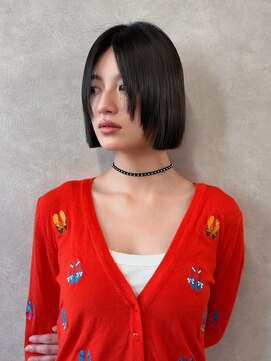 テネール(TENELE) 切りっぱなしボブ　Premium髪質改善