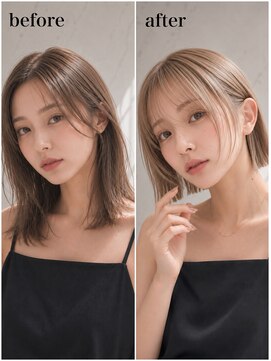 ウィル 京橋店(WiLL) 顔周りレイヤーのボブ