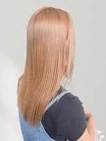 ヘアーメイク グロー(hair make grow) ペールオレンジ ハイトーン ケアブリーチ ダブルカラー 髪質改善