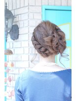 エアリー ヘアーデザイン(airly hair design)&nbsp;お花&編み込み
