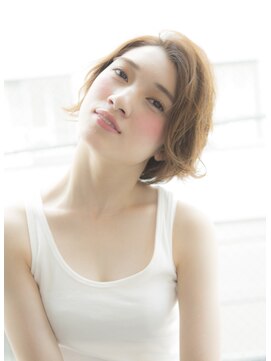 サロンドミルク 原宿(salon de MiLK) 【salon de MiLK 原宿】かきあげバング色気アップボブ