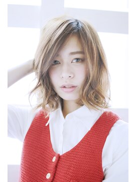 ゴッドハンド 横浜店 透け感ミックカール◎30代40代50代60代