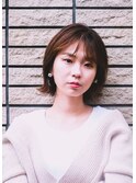 [LOJE]外ハネぱっつんボブ