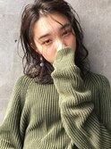 こぼれ毛ニュアンスミディアム【Loom./明治神宮前/原宿/表参道】