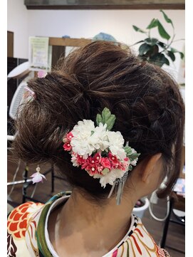 エージー ヘアー フジガオカ(A.G hair FUZIGAOKA) 和装　アップスタイル☆ 卒業式におすすめ☆