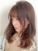 アクティフ(actif) 艶感ピンクベージュ、ワンカールレイヤー