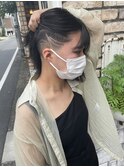 スキンフェード女子　刈り上げ女子　ラインアート