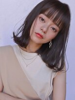[エイチ原宿＊RUKA]素髪ナチュラル ワンカール ミディアム