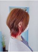 インナーカラーレッド