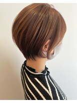 トリート 市川店(TREAT) ショート×ピンクベージュ